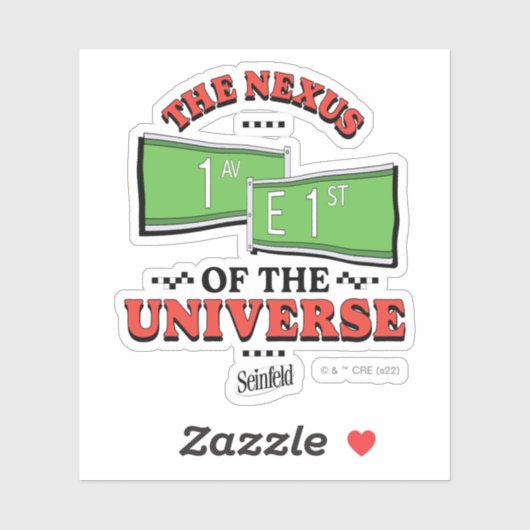 Seinfeld | Der Nexus des Universums Aufkleber (Blatt)