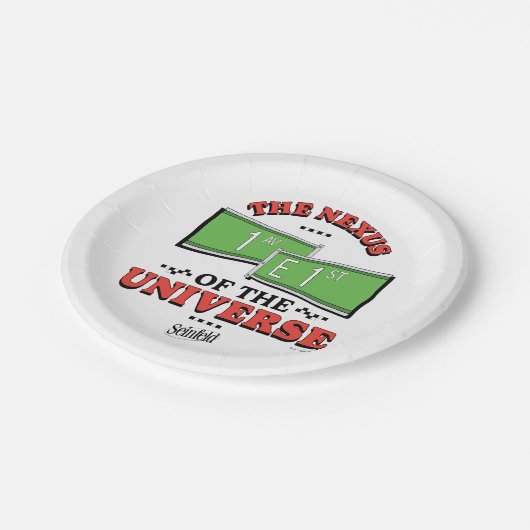 Seinfeld | Der Nexus des Universums Pappteller (Schrägansicht)