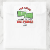 Seinfeld | Der Nexus des Universums Quadratischer Aufkleber (Tasche)