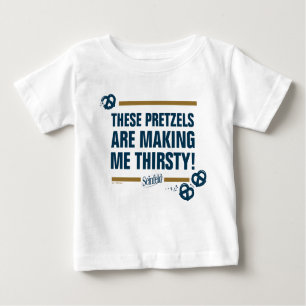 Seinfeld "Diese Bretzels" Typografie Graphic Baby T-shirt