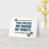 Seinfeld | "Diese Bretzels" Typografie Graphic Karte (Gelbe Blume)