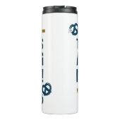 Seinfeld | "Diese Bretzels" Typografie Graphic Thermosbecher (Rückseite)