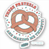 Seinfeld | Diese Bretzen machen mich zu einem drei Aufkleber (Vorderseite)