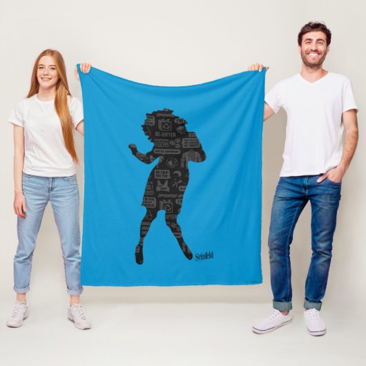 Seinfeld | Elaine Dance Silhouette Fleecedecke (Beispiel)