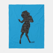 Seinfeld | Elaine Dance Silhouette Fleecedecke (Vorderseite)