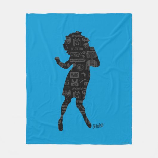 Seinfeld | Elaine Dance Silhouette Fleecedecke (Vorderseite)