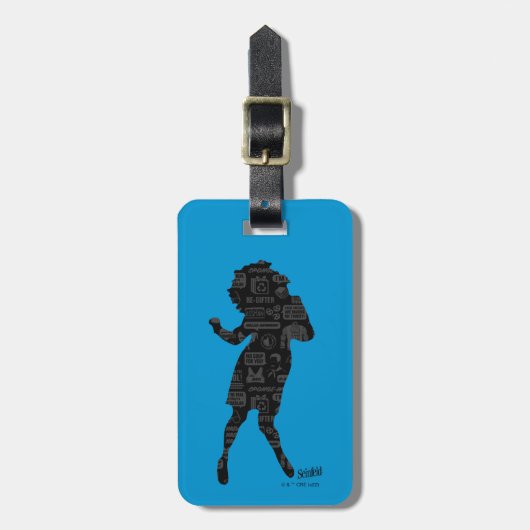 Seinfeld | Elaine Dance Silhouette Gepäckanhänger (Vorderseite vertikal)