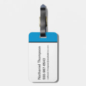 Seinfeld | Elaine Dance Silhouette Gepäckanhänger (Rückseite vertikal)