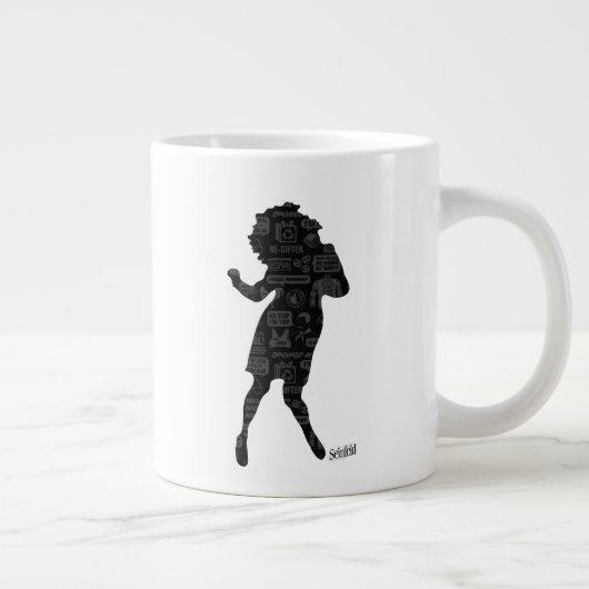Seinfeld | Elaine Dance Silhouette Jumbo-Tasse (Rechts)