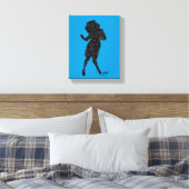 Seinfeld | Elaine Dance Silhouette Leinwanddruck (Insitu (Schlafzimmer))