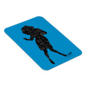 Seinfeld | Elaine Dance Silhouette Magnet (Rechte Seite)