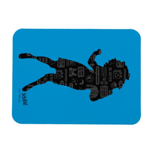 Seinfeld | Elaine Dance Silhouette Magnet (Horizontal)