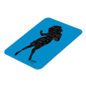 Seinfeld | Elaine Dance Silhouette Magnet (Linke Seite)