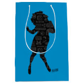 Seinfeld | Elaine Dance Silhouette Mittlere Geschenktüte (Vorderseite)