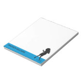 Seinfeld | Elaine Dance Silhouette Notizblock (Rotiert)