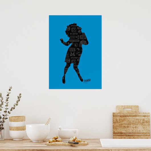 Seinfeld | Elaine Dance Silhouette Poster (Küche)