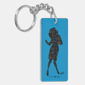 Seinfeld | Elaine Dance Silhouette Schlüsselanhänger (Vorderseite links)