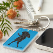 Seinfeld | Elaine Dance Silhouette Schlüsselanhänger (Vorderseite rechts)