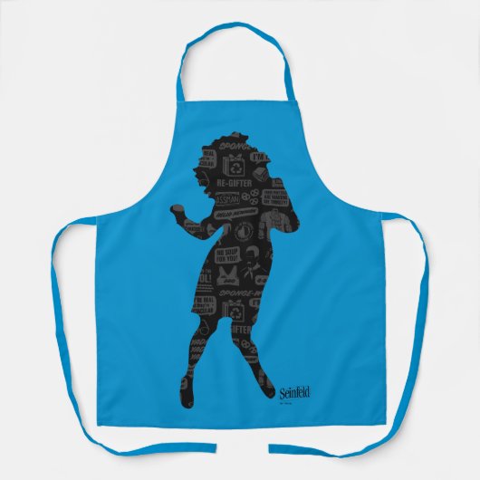 Seinfeld | Elaine Dance Silhouette Schürze (Vorderseite)