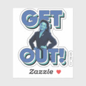 Seinfeld | Elaine - Raus! Aufkleber (Blatt)