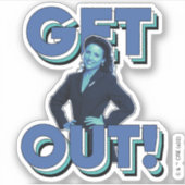 Seinfeld | Elaine - Raus! Aufkleber (Vorderseite)