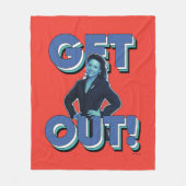 Seinfeld | Elaine - Raus! Fleecedecke (Vorderseite)