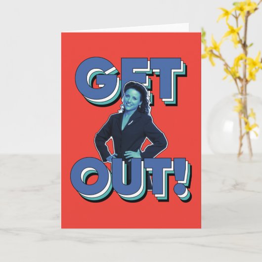 Seinfeld | Elaine - Raus! Karte (Gelbe Blume)