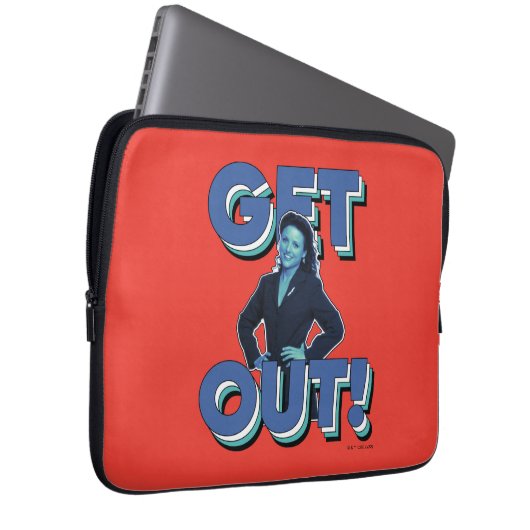 Seinfeld | Elaine - Raus! Laptopschutzhülle (Vorne Rechts)