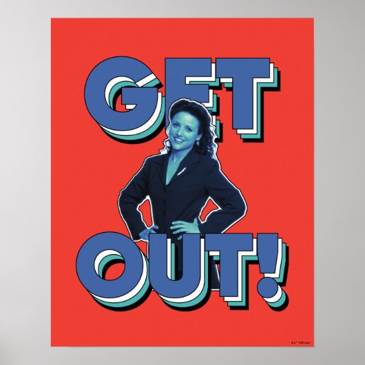 Seinfeld | Elaine - Raus! Poster (Vorne)