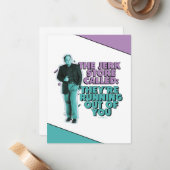 Seinfeld | George Costanza "Der Jerk Store angeruf Mitteilungskarte (Vorderseite/Rückseite Beispiel)