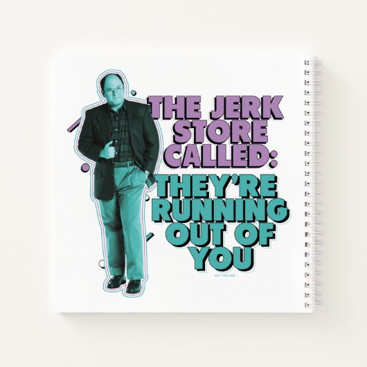 Seinfeld | George Costanza "Der Jerk Store angeruf Notizblock (Rückseite)