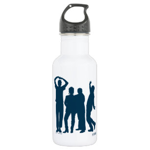 Seinfeld   Group Silhouette Graphic Edelstahlflasche