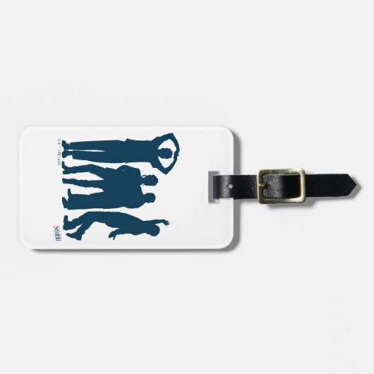 Seinfeld | Group Silhouette Graphic Gepäckanhänger (Vorderseite horizontal)