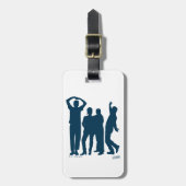 Seinfeld | Group Silhouette Graphic Gepäckanhänger (Vorderseite vertikal)