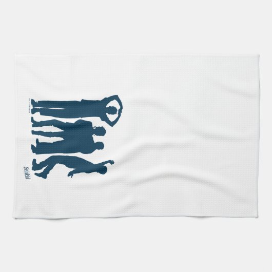 Seinfeld | Group Silhouette Graphic Geschirrtuch (Horizontal)