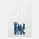Seinfeld | Group Silhouette Graphic Geschirrtuch (Vertikal)