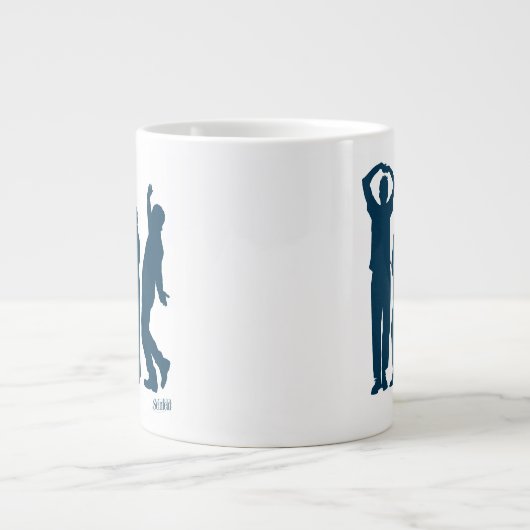 Seinfeld | Group Silhouette Graphic Jumbo-Tasse (Vorderseite)
