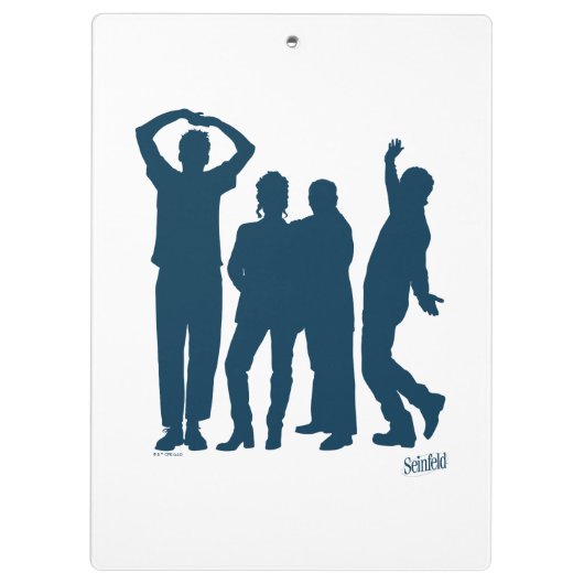 Seinfeld | Group Silhouette Graphic Klemmbrett (Rückseite)