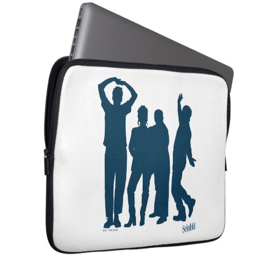 Seinfeld | Group Silhouette Graphic Laptopschutzhülle (Vorne Rechts)