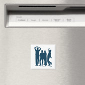 Seinfeld | Group Silhouette Graphic Magnet (In Situ (Geschirrspüler))
