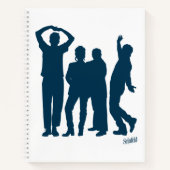 Seinfeld | Group Silhouette Graphic Notizblock (Vorderseite)