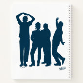 Seinfeld | Group Silhouette Graphic Notizblock (Rückseite)