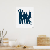 Seinfeld | Group Silhouette Graphic Poster (Küche)
