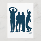 Seinfeld | Group Silhouette Graphic Postkarte (Vorderseite)