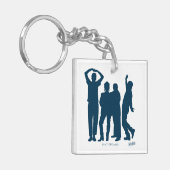 Seinfeld | Group Silhouette Graphic Schlüsselanhänger (Vorderseite links)