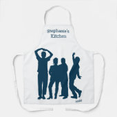 Seinfeld | Group Silhouette Graphic Schürze (Vorderseite)