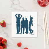 Seinfeld | Group Silhouette Graphic Serviette (Beispiel)