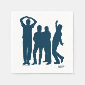 Seinfeld | Group Silhouette Graphic Serviette (Vorderseite)