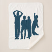 Seinfeld | Group Silhouette Graphic Sherpadecke (Vorderseite)
