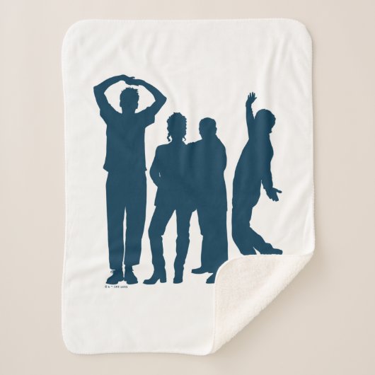Seinfeld | Group Silhouette Graphic Sherpadecke (Vorderseite)